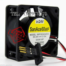 Load image into Gallery viewer, Sanyo Fanuc Fan 9WF0624H4D03 030619P 3 Pin Connector 60*60*25mm Cooling Fan-FoxTI
