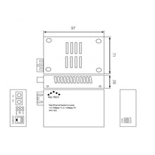 Carregar imagem no visualizador da galeria, SOLTECH SFC200-SCM Fiber Optic Ethernet Converter Multi-mode 2km 1310nm SC Type-FoxTI
